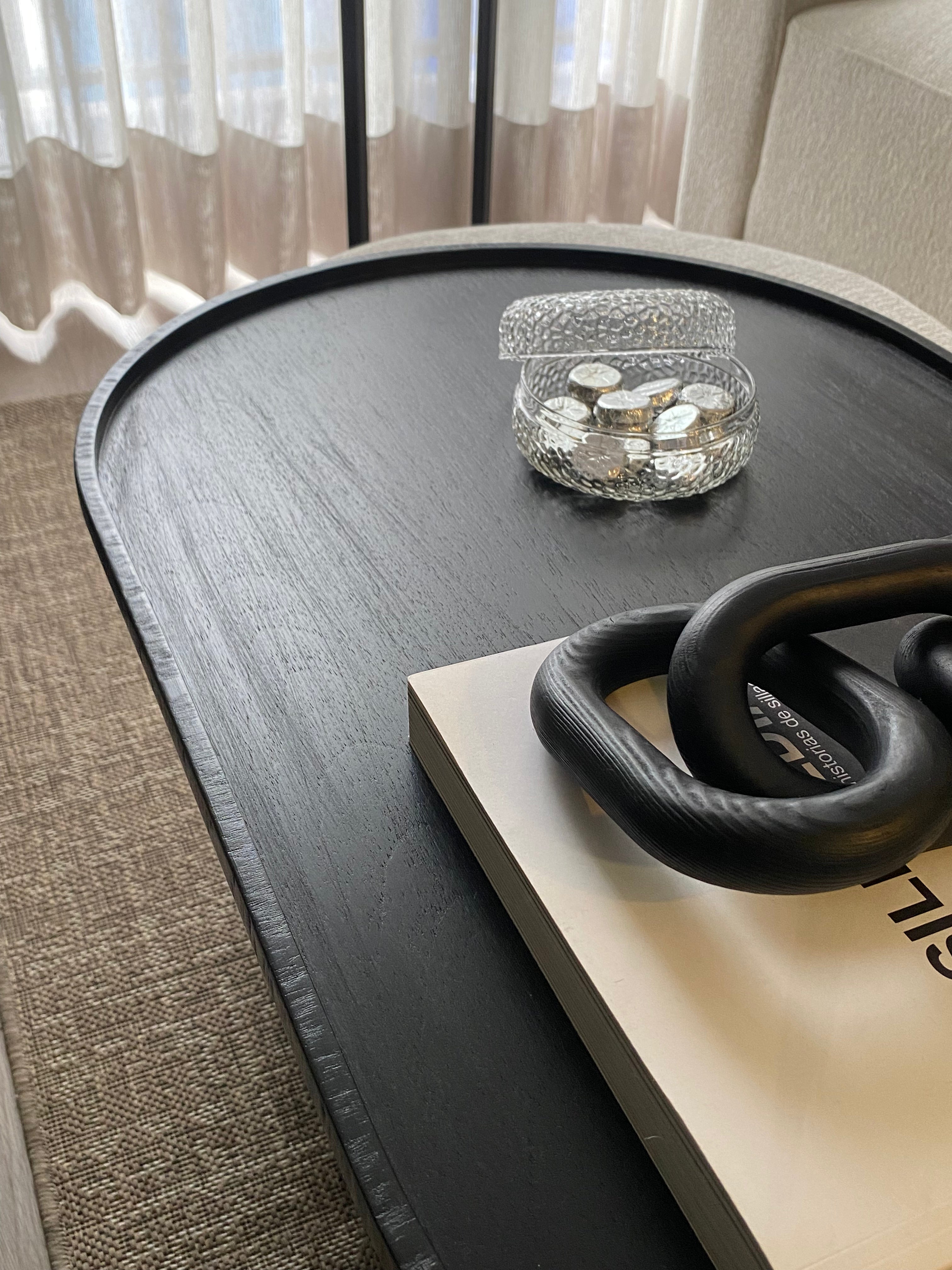 Set mesa de centro & puff LISBOA