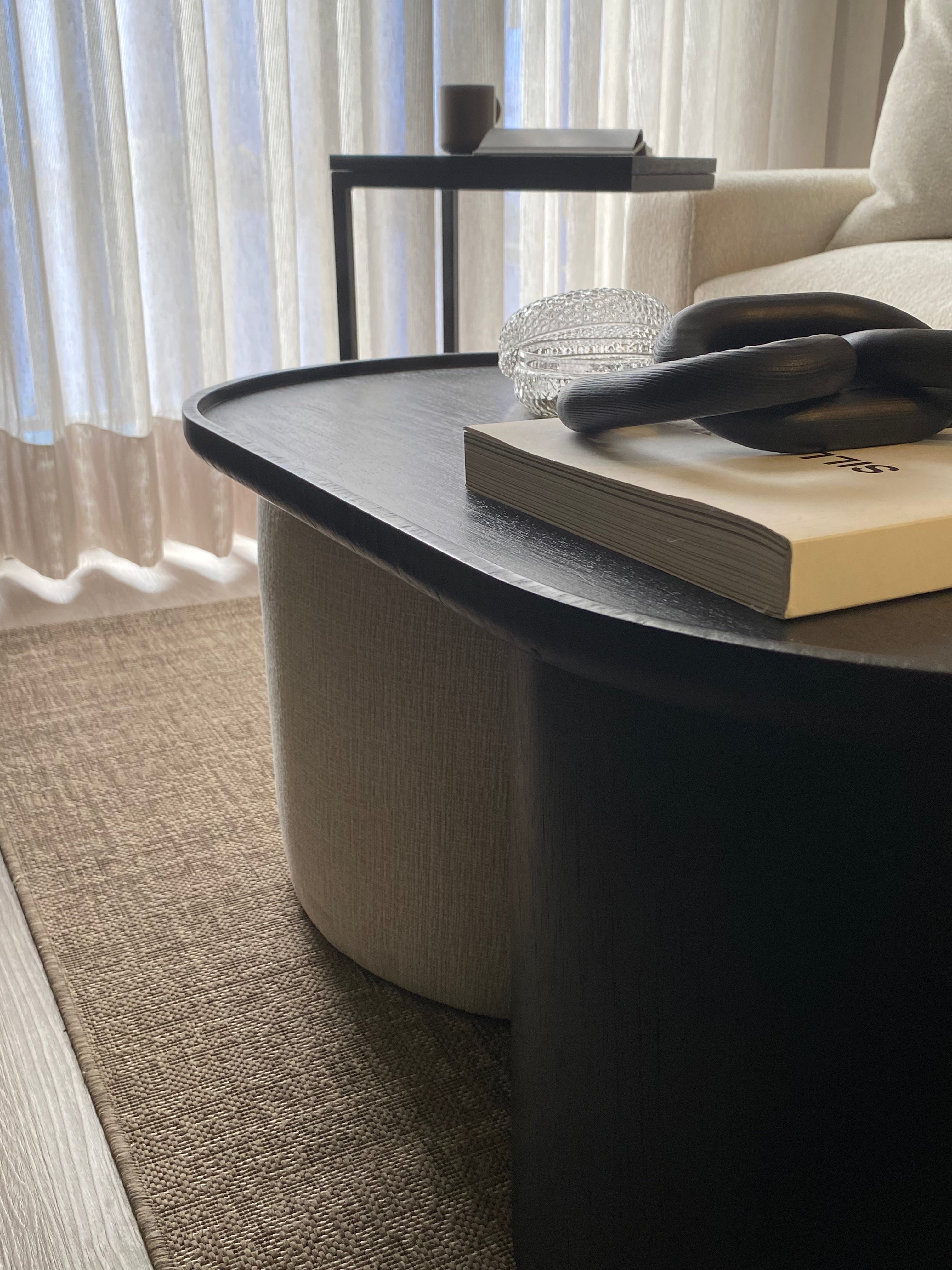 Set mesa de centro & puff LISBOA